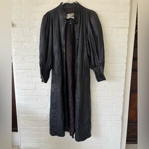 Charles Jourdan Black Leather Jacket